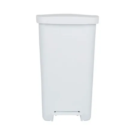 McKesson - From: 81-25266 To: 81-25270 - Trash Can 52 Quart Rectangular White Plastic Step On