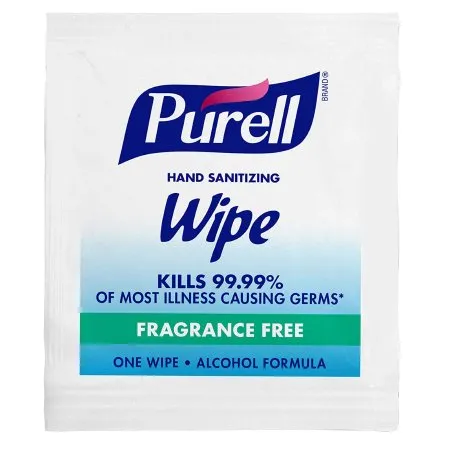 GOJO Industries - From: 9020-4M To: 9027-12  Purell   Hand Sanitizing Wipe Purell 100 Count Ethyl Alcohol Wipe Individual Packet