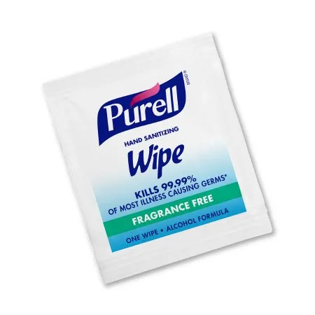 GOJO Industries - Purell - 9022-10 -  Hand Sanitizing Wipe  100 Count Ethyl Alcohol Wipe Individual Packet