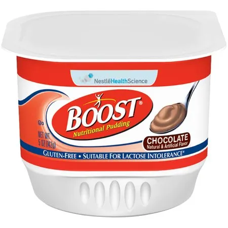 Nestle - 09460300 - Boost Nutritional Pudding Chocolate Flavor 5 oz. Plastic Cup
