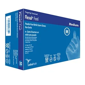 Flexal - Cardinal Health - 88TT21S - Feel Powder-Free Nitrile Exam Gloves
