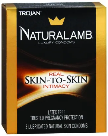 Armkel - Trojan Naturallamb - 22600098050 - Condom Trojan Naturallamb Lubricated 3 per Box