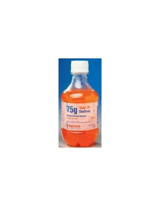 Fisher Scientific - Trutol - TGP401223PA - Glucose Tolerance Beverage Trutol Orange 75 Gram 10 oz. per Bottle
