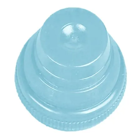 Globe Scientific - 5529 - Globe Scientific Tube Closure Polyethylene Plug Cap Light Blue For use with 10  12  13 and 16 mm Tubes Secondary Tube
