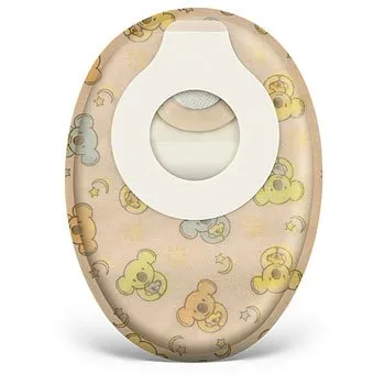 Convatec - From: 411639 To: 411640 - CONVATEC Little Ones Little Ones Two piece Closed End Pouch with Filter and Two Sided Printed Comfort Fabric Panel 1/5" to 1 1/14" Stoma Opening, 6" L, Opaque, Disposable