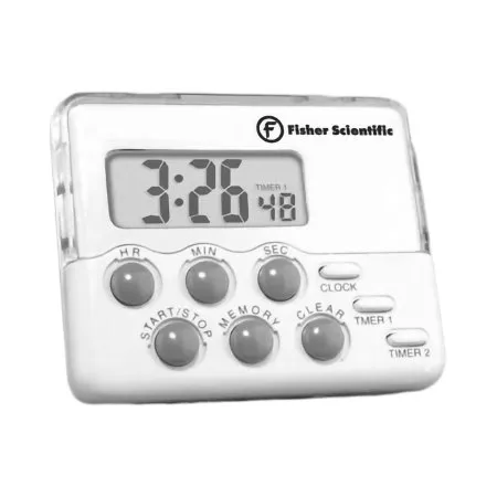 PANTek Technologies - S90203 - Electronic Alarm Timer Clip on Magnetic Back 24 Hours Digital Display