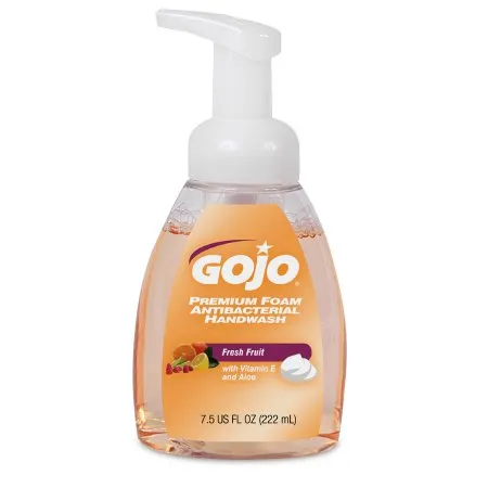 GOJO Industries - 5710-06 - GOJO GOJO Premium Antibacterial Soap GOJO Premium Foaming 7.5 oz. Pump Bottle Fresh Fruit Scent