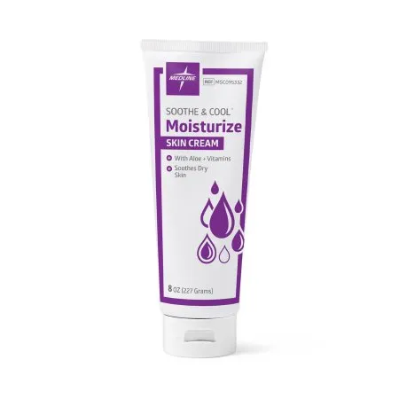 Medline - Soothe & Cool - MSC095332 - Hand and Body Moisturizer Soothe & Cool 8 oz. Bottle Scented Cream