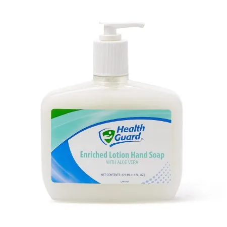 Medline - MSC098114 - Soap Healthguard Lotion 16 Oz. Pump Bottle Floral Scent
