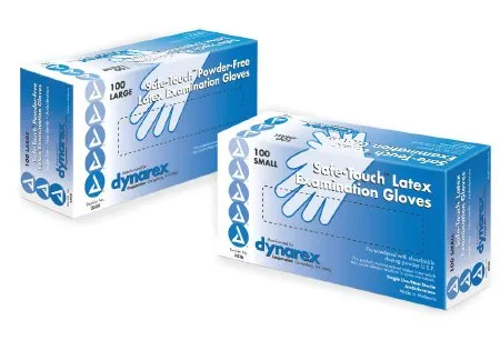Dynarex - 2336 - Dynarex Safe Touch Latex Gloves, Powder Free, Sm