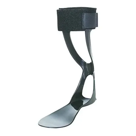 Patterson Medical Supply - Swedish AFO - From: 55472104 To: 55472108 - Patterson medical  Foot Drop Splint  Hook and Loop Strap Closure Male 12 and Under Right Foot