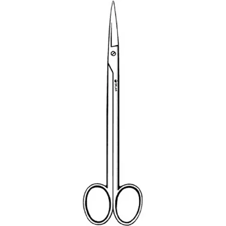 Sklar - 50-4563 - Scissors Sklar Kelly-adson 6-1/4 Inch Length Or Grade Stainless Steel Nonsterile Finger Ring Handle Straight Sharp Tip / Sharp Tip