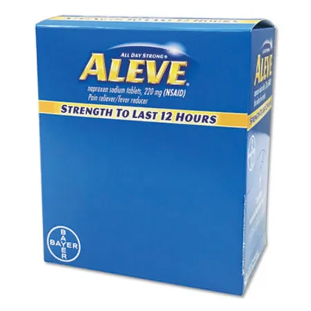 Aleve - PFYBXAL50 - Pain Reliever Tablets  50 Packs/Box