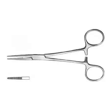 Techline / Perfect International - T-390 - Forceps Kelly 5 1/2 Inch Length Stainless Steel Straight