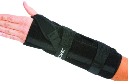 DJO DJOrthopedics - 79-87510 - DJO ProCare Quick Fit Wrist / Forearm Brace ProCare Quick Fit Aluminum / Foam / Nylon Left Hand Black One Size Fits Most