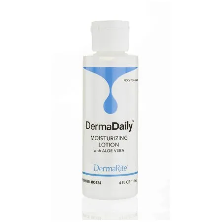 DermaRite Industries - DermaDaily - 00124 - Hand and Body Moisturizer DermaDaily 4 oz. Bottle Scented Lotion
