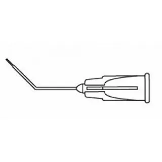 Beaver-Visitec International - 585158 - Cortical Cleaving Hydrodissector Visitec Flat End 0.40 X 22 Mm Length Angled 45° 11 Mm From End