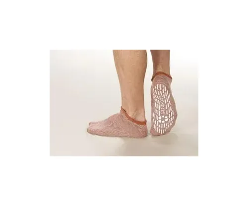Albahealth - 5852 - Footwear, Low Cut, 9-11, White/ Pink, 6 pr/bx