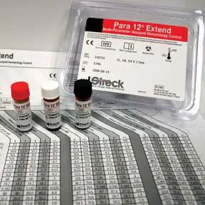 Streck Labs - 218750 - Hematology Control Para 12® Extend Low Level / Normal Level / High Level 18 X 2.5 Ml