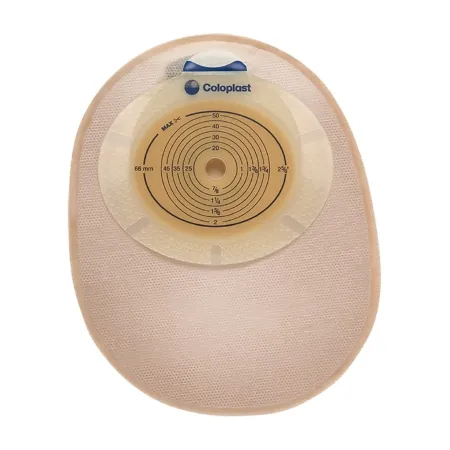 Coloplast - SenSura - 15480 - Ostomy Pouch SenSura One-Piece System 8-1/2 Inch Length  Maxi 3/8 to 3 Inch Stoma Closed End Flat  Trim to Fit
