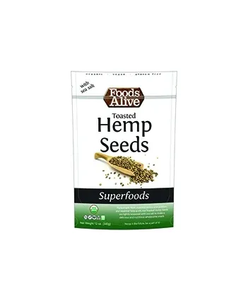 Foods Alive - 591036 - Organic Toasted Hemp Seeds