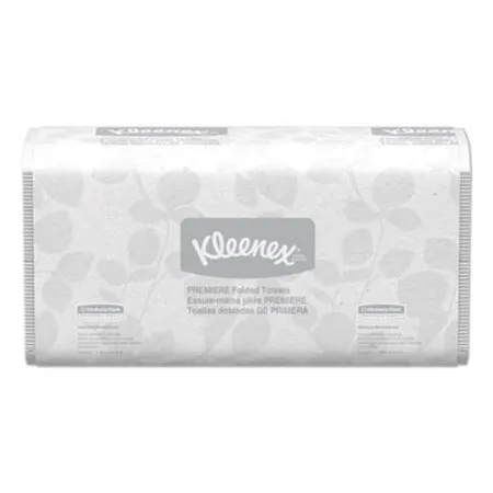 Kleenex - KCC-13253 - Premiere Folded Towels, 1-ply, 7.8 X 12.4, White, 120/pack, 25 Packs/carton