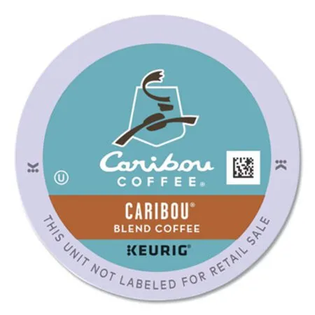 Caribou Coffee - GMT-6992CT - Caribou Blend Coffee K-cups, 96/carton