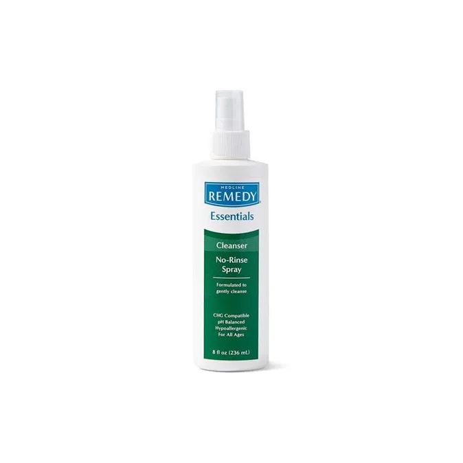 Medline Industries - MSC092SCSW08 - Remedy Essentials No-Rinse Cleansing Spray, 8 oz.