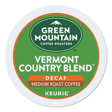 Green Mountain Coffee - GMT-7602 - Vermont Country Blend Decaf Coffee K-cups, 24/box