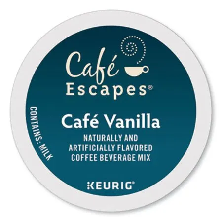 Café Escapes - GMT-6812 - Cafe Vanilla K-cups, 24/box