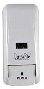 DermaRite Industries - DermaRite - 1800 - Hand Hygiene Dispenser DermaRite White Manual Push 1000 mL Wall Mount