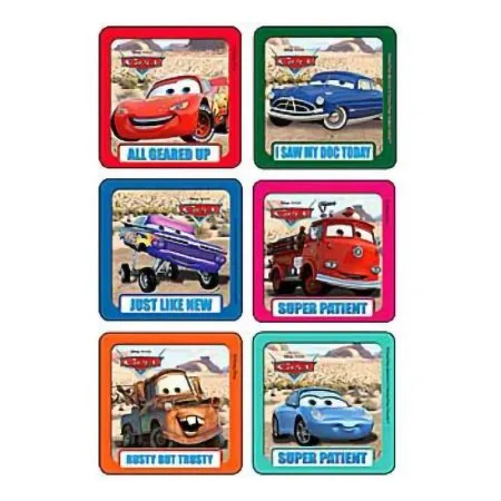 Medibadge - Kids Love Stickers - 2586P - Kids Love Stickers 90 per Unit Disney Cars - Super Patient Sticker