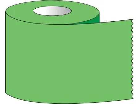 Shamrock Scientific - ST-10-3 - Blank Label Tape Multipurpose Label Green 1 X 500 Inch