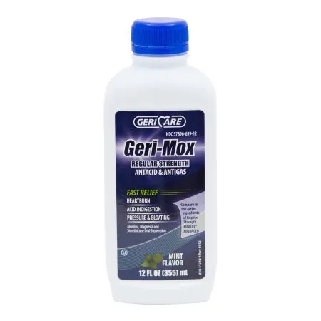 Geri-Care Pharmaceuticals - QMLX-12-GC - Antacid Geri Care® Oral Suspension 12 Oz.