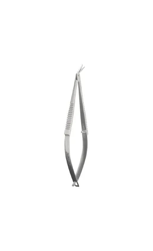 Integra Lifesciences - Miltex - 18-1559 - Corneal Scissors Miltex Castroviejo 4 Inch Length Or Grade German Stainless Steel Nonsterile Thumb Handle With Spring Angled Left Blade