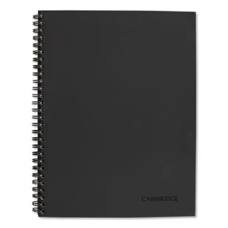 Cambridge - MEA-06122 - Wirebound Guided Action Planner Notebook, 1-subject, Project-management Format, Dark Gray Cover, (80) 9.5 X 7.5 Sheets