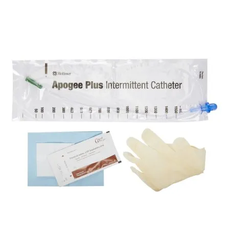 Hollister - Apogee - B14FB -  Intermittent Catheter Tray  Closed System / Firm Tip 14 Fr. Without Balloon