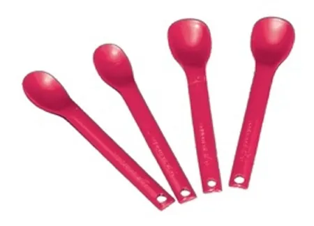 Alimed - 8017703 - Spoon Long Handle Maroon Plastic