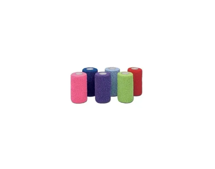 Andover Coated Products - CoFlex·LF2 - 9100CP-030 - Cohesive Bandage CoFlex·LF2 1 Inch X 5 Yard Self-Adherent Closure Neon Pink / Blue / Purple / Light Blue / Neon Green / Red NonSterile 20 lbs. Tensile Strength