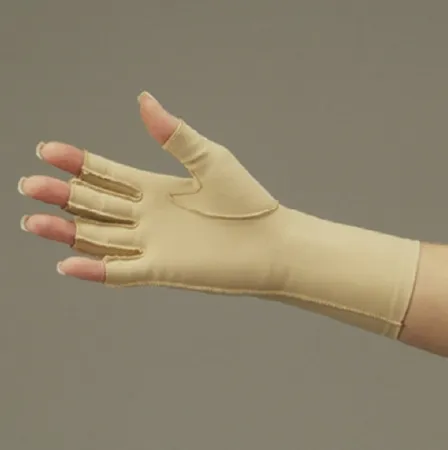 Deroyal - 902XSL - DeRoyal Edema Glove, 3/4" Finger Over Wrist, Left, Champagne, X-Small