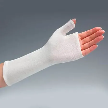 Patterson Medical Supply - Rolyan Splint Liner - 5506692 - Stockinette Tubular With Thumb Spica Rolyan Splint Liner 3.25 X 13 Inch Cotton / Polyester Nonsterile