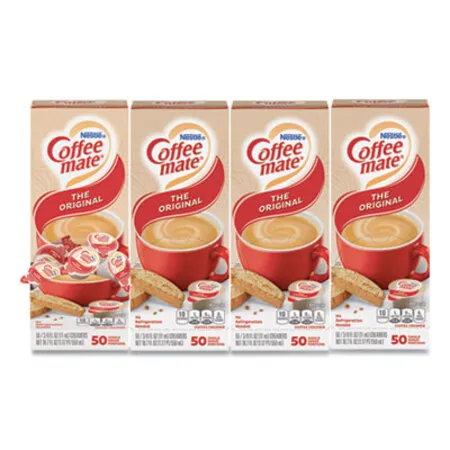 Coffee mate - NES-35110CT - Liquid Coffee Creamer, Original, 0.38 Oz Mini Cups, 50/box, 4 Boxes/carton, 200 Total/carton