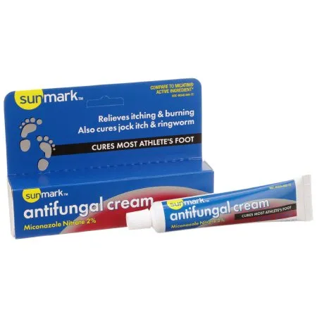 McKesson - sunmark - 49348068972 - Antifungal sunmark 2% Strength Cream 1 oz. Tube