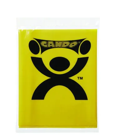 Fabrication Enterprises - CanDo - Oct-01 - Exercise Resistance Band CanDo Yellow 5 Inch X 4 Foot X-Light Resistance