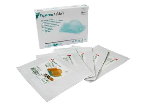 3M- 90501 - Tegaderm Sterile Ag Mesh Dressing With Silver 4" X 5"