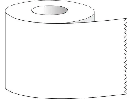 Shamrock Scientific - ST-10-1 - Blank Label Tape Multipurpose Label White 1 X 500 Inch