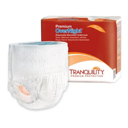 Principle Business Enterprises - Tranquility Premium OverNight - 2113 - Unisex Adult Absorbent Underwear Tranquility Premium OverNight Pull On with Tear Away Seams X-Small Disposable Heavy Absorbency