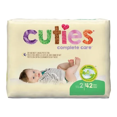 First Quality - Cuties - CR2001 -  Unisex Baby Diaper  Size 2 Disposable Heavy Absorbency