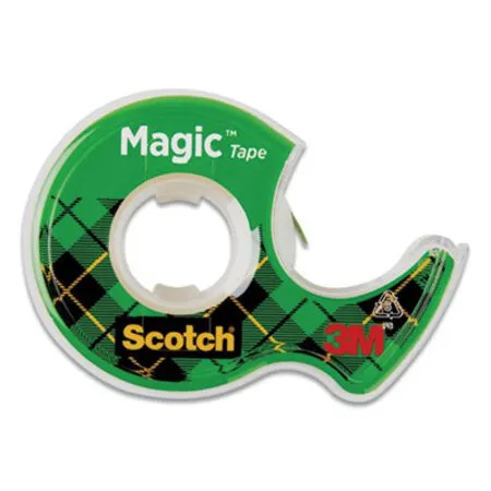 Scotch - MMM-105 - Magic Tape In Handheld Dispenser, 1 Core, 0.75 X 25 Ft, Clear