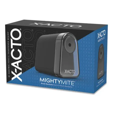 X-ACTO - EPI-19501X - Model 19501 Mighty Mite Home Office Electric Pencil Sharpener, Ac-powered, 3.5 X 5.5 X 4.5, Black/gray/smoke